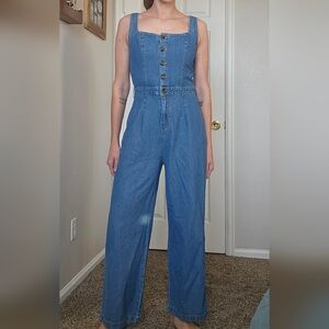 Sincerely Jules Classic Blue Denim Overalls